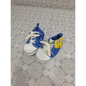 Sesame Street Baby Shoes Big Bird‎ Blue Sneakers Crib Shoes Infant size 4